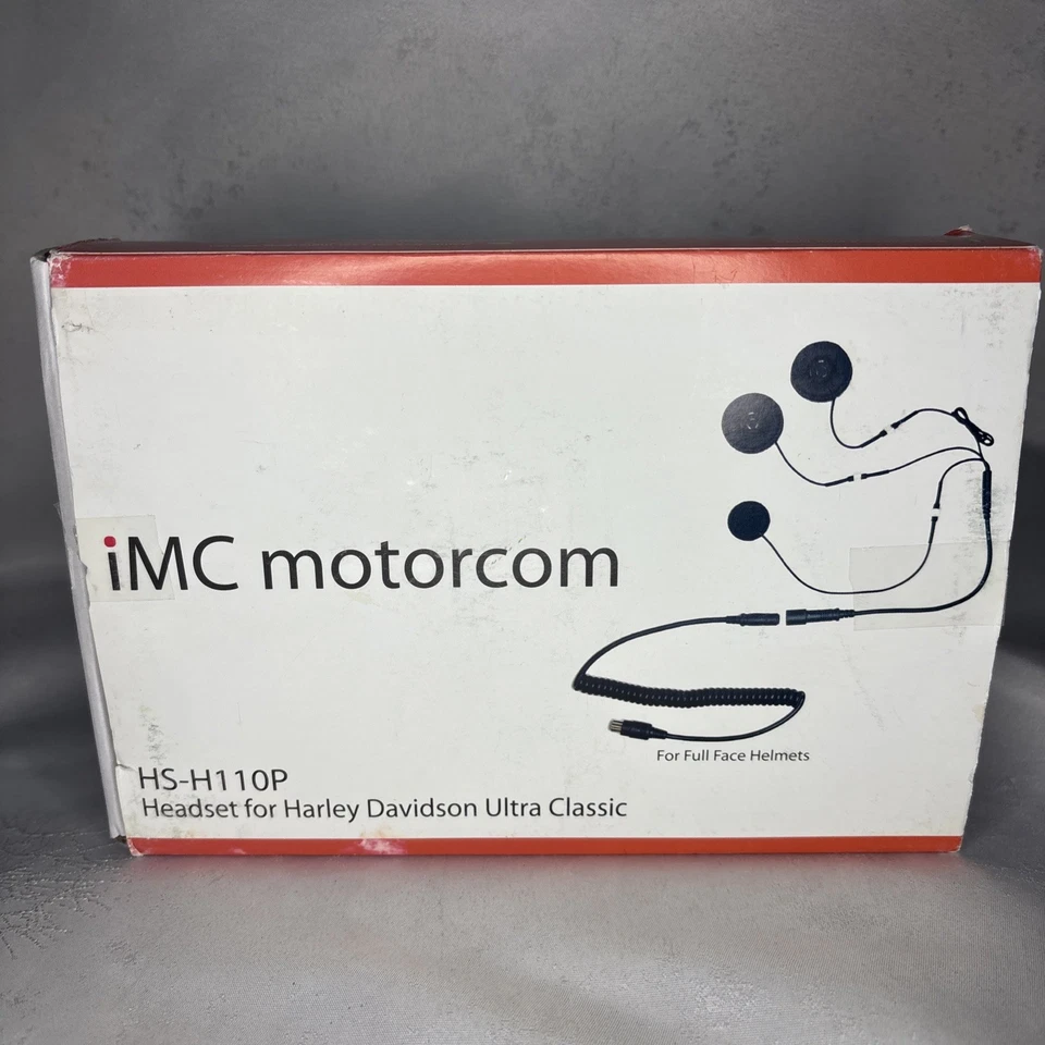 NIB IMC Motorcom HS-H110P Headset For Harley Davidson Classic 7 Pin 1998-Now - Image 1 of 3