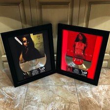 2 Very Rare! Aaliyah Record Music Awards Lp Vinyl One In A Million & Aaliyah