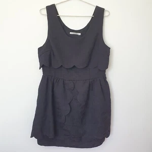Mossman Womens Dress Mini Black Sleeveless Layered "Shakespeare in Lust" Size 12 - Picture 1 of 24