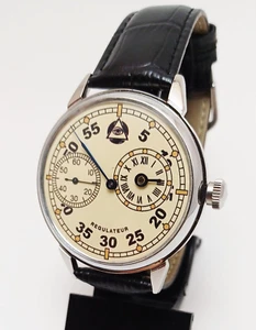 Molnija Molnia Masonic Regulator Regulateur Russian mechanical Wristwatch #563 - Picture 1 of 12