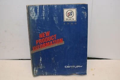 1988 Buick Century New Product Information Dealership Service Manual -- BB7 - Изображение 1 из 4