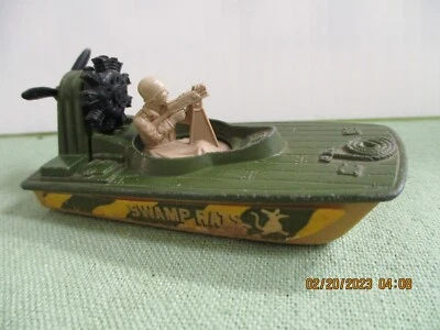 1978 MATCHBOX SUPERFAST #30 MILITARY GREEN SWAMP RATS BOAT  - Image 1 of 4
