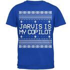 Jarvis Is My Copilot Ugly Christmas Sweater Mens T Shirt