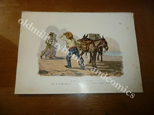 STAMPA A COLORI DI G. DURA SCENE DI VITA NAPOLETANA: IL CIUCCIARO - Imagen 1 de 1