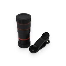 Hd 8X Clip on Optical Zoom Telescope Camera Lens for Universal Mobile Cell Phone