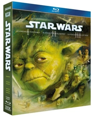 STAR WARS (Trilogía I,II,III) (2011) 3 Discos BLU-RAY Región A-B-C 'L-19,L-21' - Imagen 1 de 4