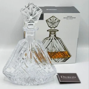 Godinger Triangular Liquor Decanter Dublin Collection 610ml - Picture 1 of 15
