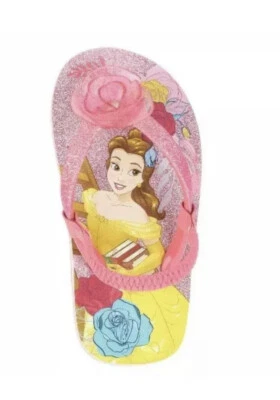 Chanclas Disney Princesa Bella Niñas Niño Pequeño con Correa Trasera Talla Mediana 7-8  Foto 1 de 2