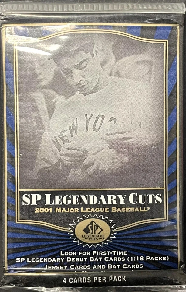 2001 SP Legendary Cuts Baseball Guaranteed (Cut Auto) Hot Pack - Image 1 of 1