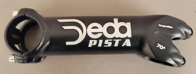 Deda Elementi Pista 130mm70 degree Black New Old Stock 31.8mm 1-1/8" - Image 1 of 4