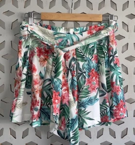 WOMENS FOREVER NEW PRINT SHORTS SIZE 10 - Picture 1 of 3