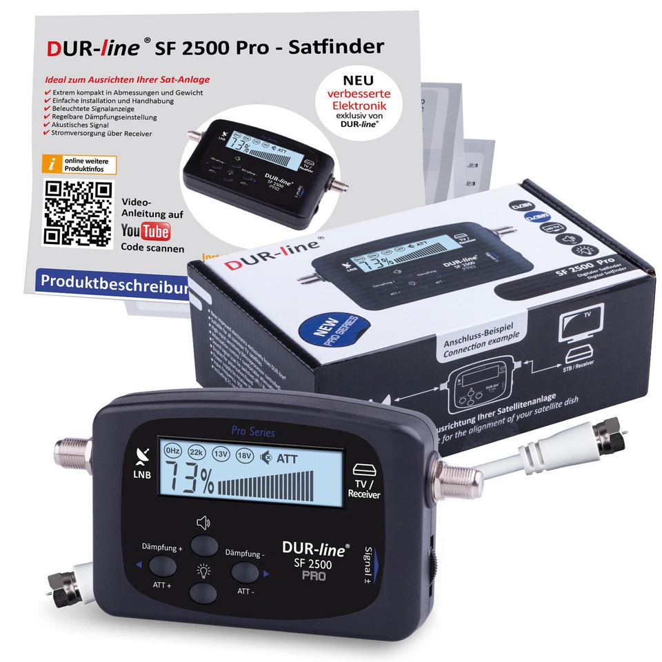 DURA-SAT DUR-line SF 2500 Sat-Finder - Blau