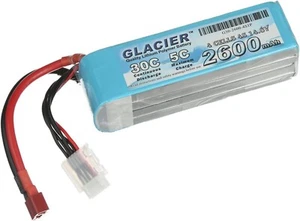 Glacier 14.8V LiPo Battery 4S 30C 2600mAh Lipos with T Plug Connector - Picture 1 of 1