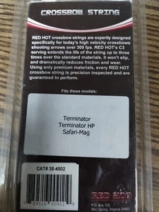 Parker Red Hot Crossbow String - Picture 1 of 2