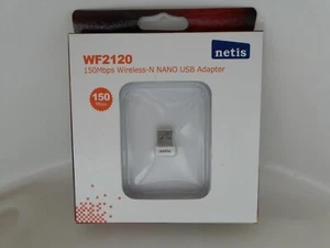 Netis WF2120 Wireless Adapter N150 Nano USB Dongle, Windows, Mac OS, Linux - Picture 1 of 1