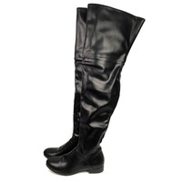 Details about / Women Smart Office Biker Pointy Toe Chunky Heel Mid Calf Knight Boots Winter L