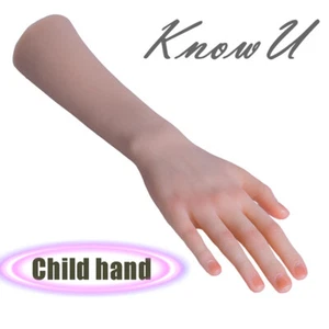 KnowU Platino Silicona Niños Manos Con Brazos Niña Mano Modelo Realista - Imagen 1 de 12