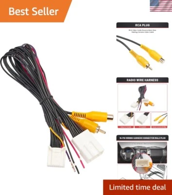 Arnés en T de integración de cámara de reversa sin problemas para sistemas de navegación Toyota Scion Foto 1 de 4