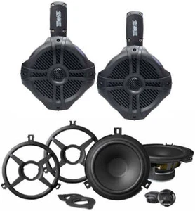 ALPINE SPV-65X-WRA 6.5" Coaxial + MPS65B Rollbar Speakers for 2007-2018 Jeep - Picture 1 of 1