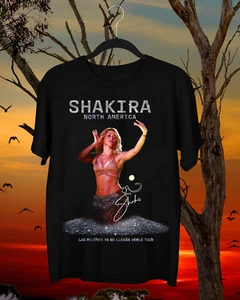 NEW Shakira Tour 2025 Collection Gift For Fans to 5XL Balck T-shirt - Picture 1 of 3