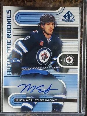 2022-23 SP Game Used MICHAEL EYSSIMONT Blue AUTO! #151 Winnipeg Jets! - Image 1 of 2