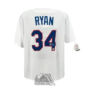 Nolan Ryan Autographed Texas Nike Authentic Baseball Jersey - BAS - Picture 1 of 2