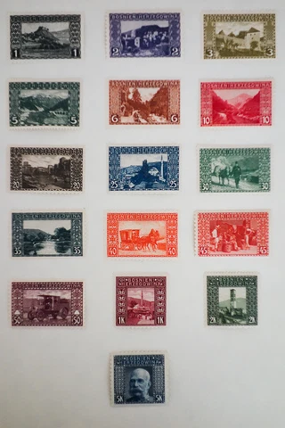 Bosnia & Herzegovina Stamps #30d - 45d Cover
