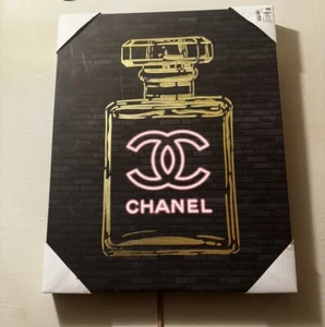 Chanel Canvas Framed Art - Picture 1 of 2