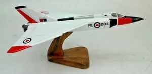 Avro Canada CF-105 Arrow Aircraft Desktop Modello Legno Spedizione Gratuita Regolare Nuovo - Foto 1 di 6