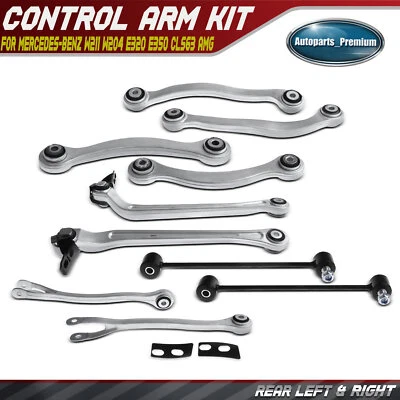 Kit de enlace de barra de brazo de control trasero de 10 piezas para Mercedes-Benz W219 R230 W211 E320 350 500 Foto 1 de 4