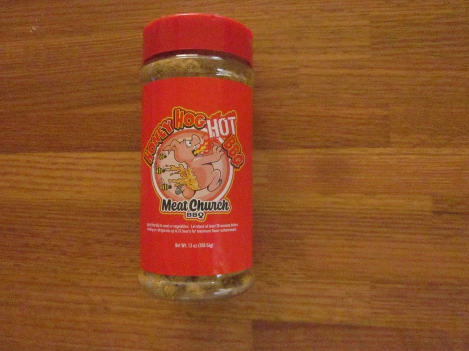Meat Church Honey Hog BBQ Rub Seasoning 14oz Bottle Southern Flavor No MSG 55258
