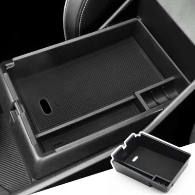 For Kia Sportage 2023-25 Console Armrest Storage Box Holder Organizer Tray Black Foto 1 de 4