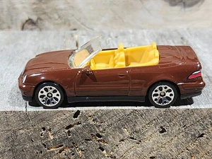 Matchbox 1999 Brown Mercedes Benz CLK Convertible First Edition Diecast Car - Picture 1 of 6