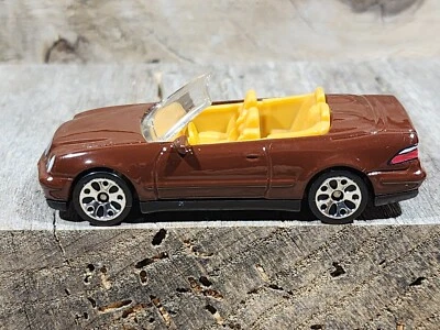 Matchbox 1999 Brown Mercedes Benz CLK Convertible First Edition Diecast Car - Image 1 of 4
