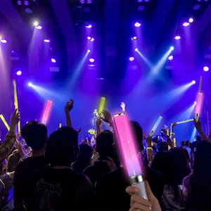 1PC LED Glow Stick 15 Multicolor Manual & Automatic Mode Concert Glowsticks G7I7 - Picture 1 of 12