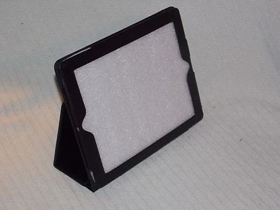 Funda Genérica con Soporte de Cuero PU Folio Negra para Tablet Android Foto 1 de 4