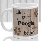 Poogle dog mug, Poogle dog gift, ideal present for dog lover