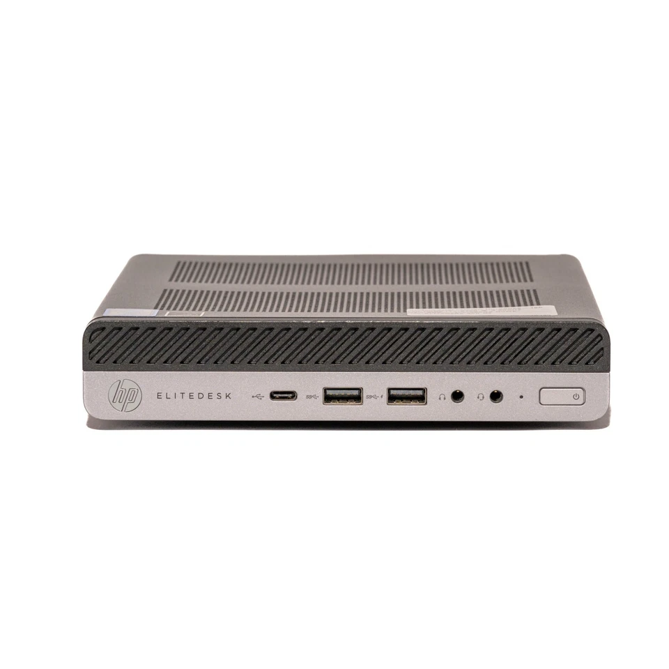 HP EliteDesk 800 G3 Core i5-7500 3.4Ghz 8GB 500GB Mini PC Computer (1xUSB) - Image 1 of 2