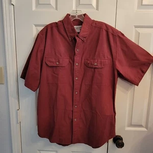 Camisa CARHARTT Calce Relajado Para Hombre Talla Grande Camisa Abotonada Algodón - Imagen 1 de 4