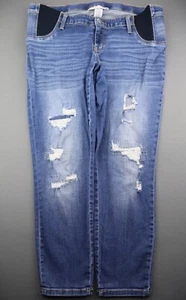 Pantalones de mezclilla de maternidad Liz Lange 2015 para mujer ajustados al tobillo tiro medio talla L (38x27) - Imagen 1 de 8