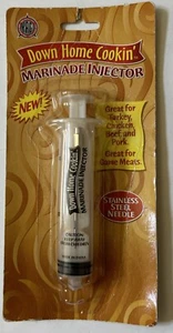 Marinade Injector With Stainless Steel Needle Down Home Cooking - Picture 1 of 2