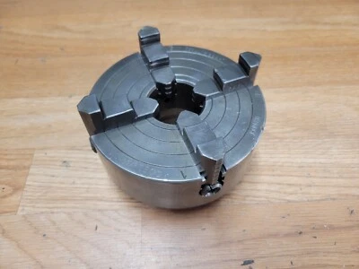 HARDINGE 5 " 4 JAW CHUCK INDEPENDENT W. HARDINGE TAPER LOCK MOUNT 36HC - Image 1 of 4