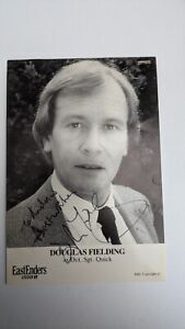 Eastenders Douglas Fielding / Det Set Quick Signed Cast Card - Rare. 