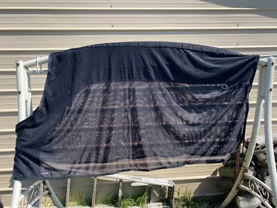 90英寸EOUS黑色网眼/羊毛组合冷藏片带快速握把正面闭合 — 第 1/4 张图片