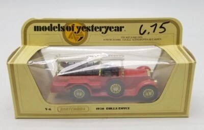Matchbox Models of Yesteryear 1920 ROLLS ROYCE Fire Truck Borough Y-6 Boxed 1978 - Image 1 of 4