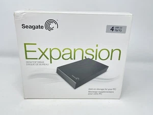 Seagate Expansion Dsktp 4TB External Hard Disk Drive HDD USB 3.0 STBV4000100 NEW - Picture 1 of 12