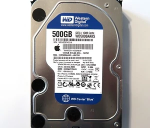 WD WD5000AAKS-40V2B0 HHRNHT2MHB (WCAS) 500gb Thailand 3.5" Sata 23DEC2009 - Picture 1 of 1