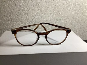 Warby Parker Bromley W 243 51-20-140 Eyeglass Frames Black Walnut Round - Picture 1 of 7