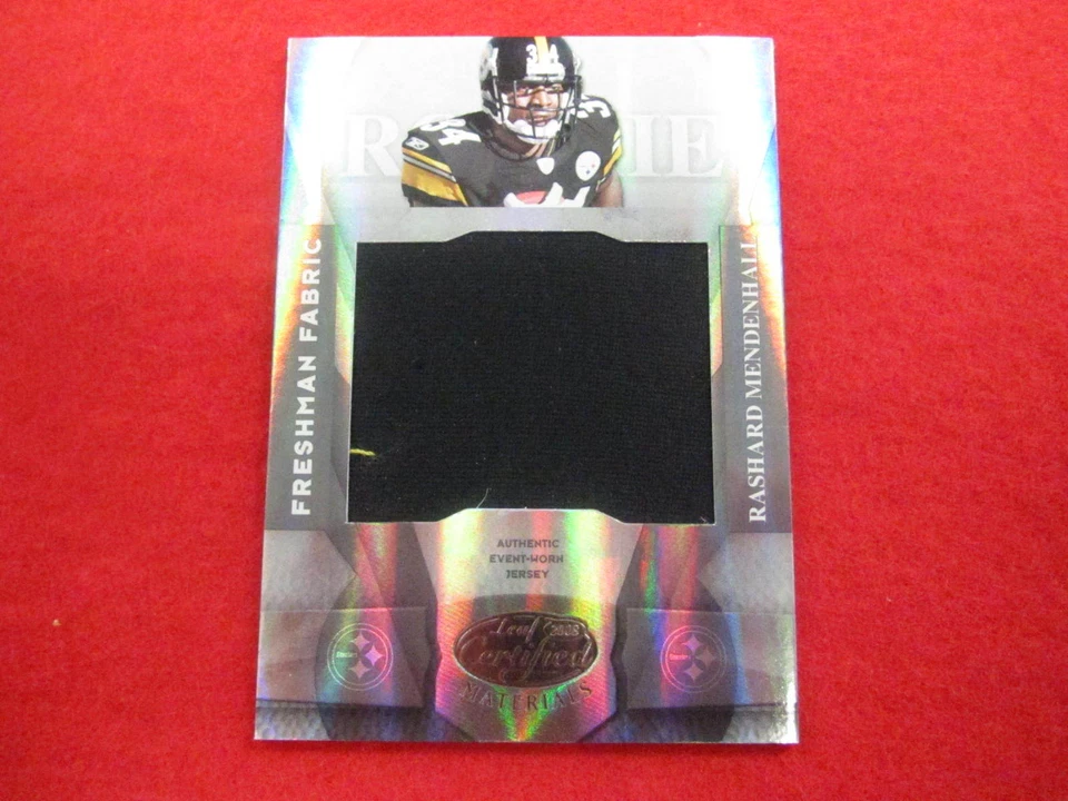 2008 Certified Rashard Mendenhall rookie jersey card  Steelers  #ed 206/599 - Image 1 of 1