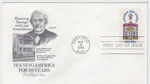 TurtlesTradingPost- Savings & Loan Associations- 1981 FDC #1911 Artmaster Cachet - Picture 1 of 1
